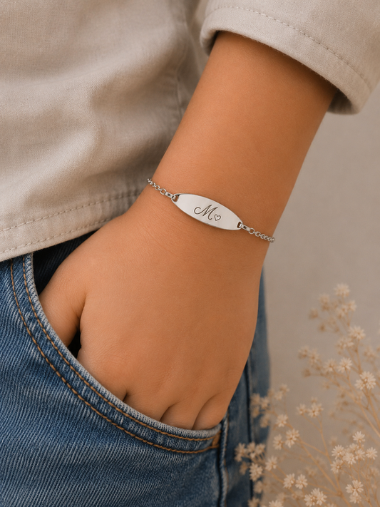 Pulsera Ovalada Personalizada / Niños