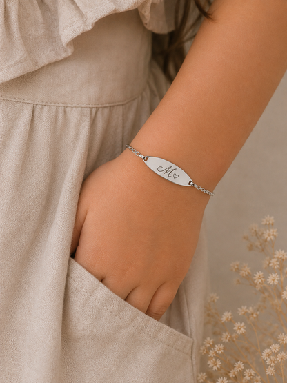Pulsera Ovalada Personalizada / Niños