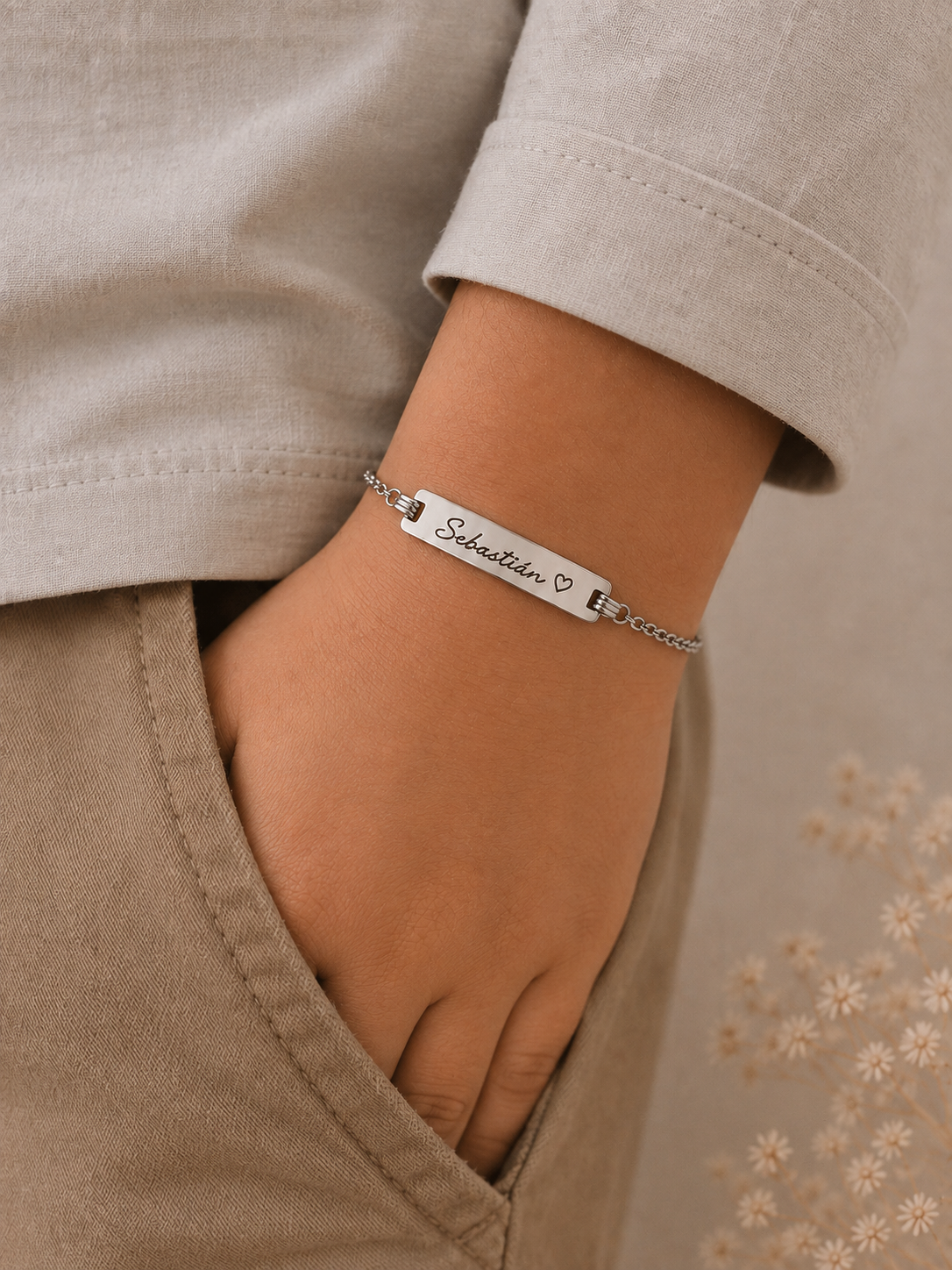 Pulsera Piocha Personalizada / Niños